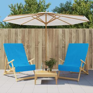 2 db türkizkék 400 GSM szövet strandtörölköző 60 x 135 cm