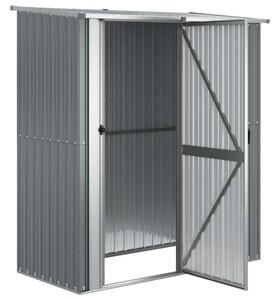 Vidaxl Acél Kerti Fészer Szürke 180,5x97x209,5 cm