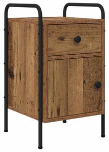 Éjjeliszekrény Antik Fa 35 x 36,5 x 61 cm Szerelt Fa