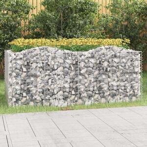 Gabion Magaságyás - Íves - 200x100x100 cm
