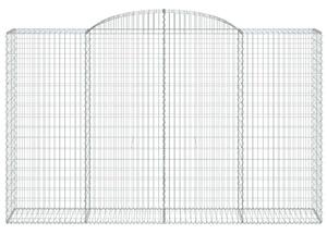 VidaXL Gabion Kosár Kerti Fal - 7 db - 300x50x180/200cm