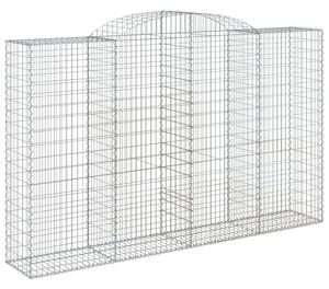 Íves horganyzott vas gabion kosár 300 x 50 x 180/200 cm