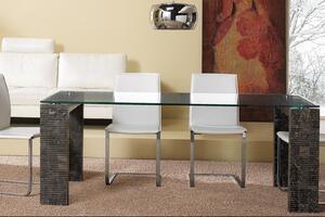 ROCCIA kő dekor design étkezőasztal 180/200cm
