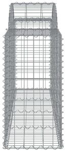 Gabion Kosár - 8 db - Íves - 200x50x80/100cm
