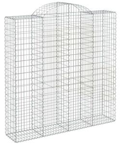 3 db íves horganyzott vas gabion kosár 200x50x200/220 cm