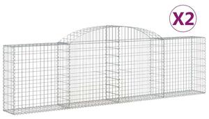 Gabion Kosár - Íves - 2 db - 300x30x80/100cm