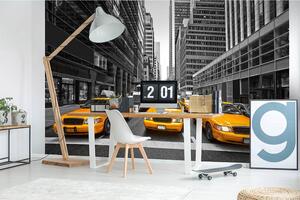 Sárga taxik New Yorkban fotótapéta