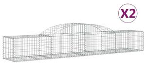 Gabion Kosár - Íves - 2 db - 300x50x40/60cm