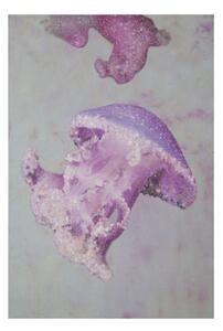 MEDUZA lila és szürke vászon falikép