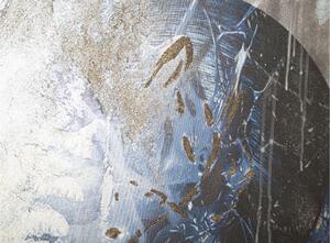 FACE kék és szürke vászon falikép