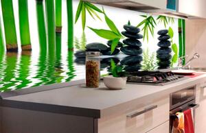 Öntapadós fotótapéta konyhába Zen kövek
