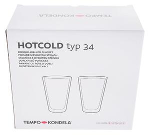 TEMPO-KONDELA HOTCOLD TYP 34, thermo poharak, 2 db-os szett, 400 ml