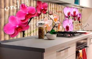 Öntapadós fotótapéta konyhába csodálatos orchidea