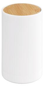 Műanyag Tároló Fültisztító Pálcikákhoz, Laresa Fehér, Ø6,5xM11,5 cm