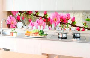 Öntapadós fotótapéta konyhába japán cseresznye