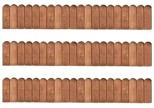 3 db Fenyőfa Bordűr - 120cm - Impregnált