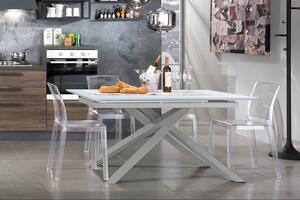 SANGHAI design bővíthető étkezőasztal - 140-230cm - üveg