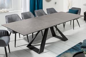 CONCORD design bővíthető étkezőasztal - kerámia- 180-230cm - antracit
