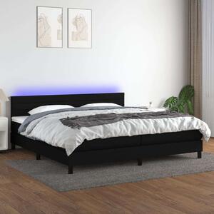 VidaXL LED-es Ágy - Rugós Matraccal - 200x200 cm