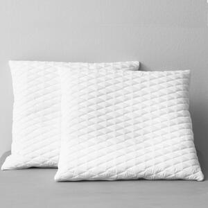 VidaXL 2 db memóriahabos párna 70 x 60 x 14 cm