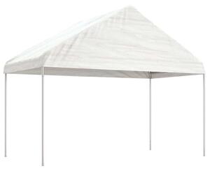 VidaXL Nagy Fehér Pavilon - 11,15 x 4,08 m