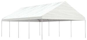VidaXL Nagy Fehér Pavilon - 892x588x375 cm