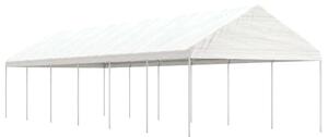VidaXL - Polietilén Pavilon 13,38x4,08x3,22m, Fehér