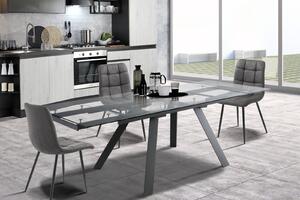 TALENT design bővíthető étkezőasztal - üveg - 160-200-240cm