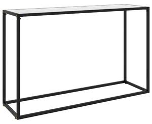 Fehér edzett üveg tálalóasztal 120 x 35 x 75 cm
