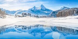 Kép havas táj Alpokban