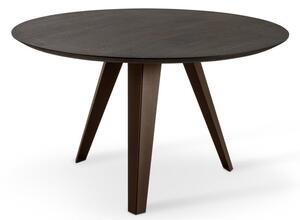HENRY design kerek étkezőasztal - füstös sötét tölgy - 130cm