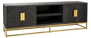 BLACKBONE exkluzív TV-szekrény -185cm- arany/ezüst