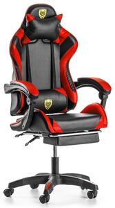 Fekete-piros gamer szék VORTEX