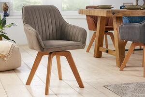 LIVORNO design forgatható szék - vintage taupe