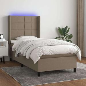 VidaXL LED-es Ágy Matraccal - 100x200 cm