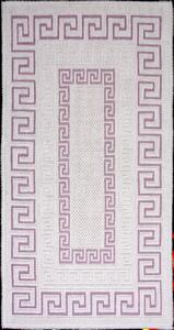 Versace Kézzel Szőtt Pamut Szőnyeg, Rózsaszín, 80 x 150 cm