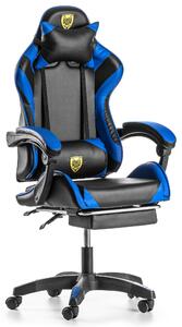 Fekete-kék gamer szék VORTEX