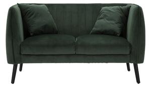 COALITION zöld és fekete bársony kanapé