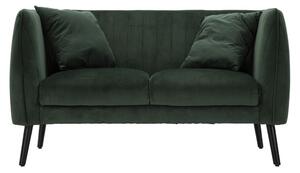 COALITION zöld és fekete bársony kanapé
