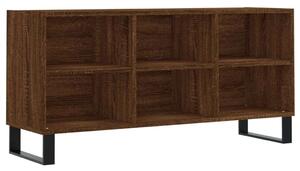 Barna tölgyszínű szerelt fa tv-szekrény 103,5x30x50 cm