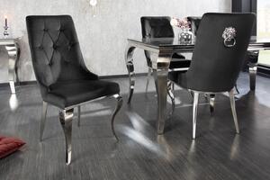 MODERN BAROCK LION luxus szék - fekete