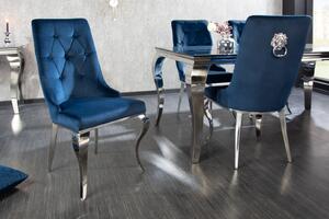 MODERN BAROCK LION luxus szék - kék