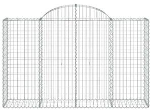 VidaXL Íves Gabion Kosár Szett - 12 db - 200x50x120/140 cm