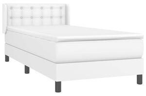 VidaXL Fehér Műbőr Ágy - 80x200 cm