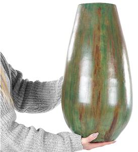 Terrakotta Dekor váza 50 Zöld Barna AMFISA