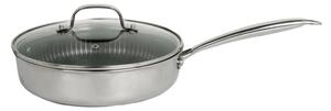 Zilan ZLN9679 Hexachef serpenyő fedővel, 26 cm, 3,2 liter, 3 rétegű, hatszögletű hibrid tapadásmentes belső