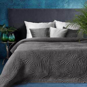 Modern ágytakaró szürke színben Szélesség: 220 cm | Hossz: 240 cm