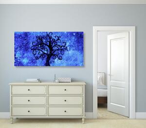Kép életfa kék háttérben