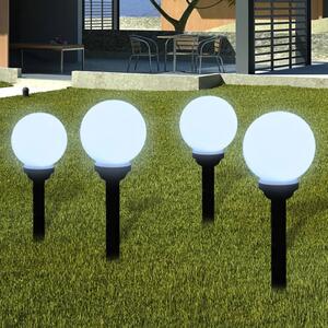4 db kültéri tüske ösvény LED-es lámpa 15 cm