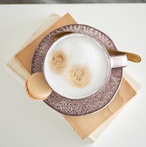 LEONARDO MATERA rózsaszín kávés-teás csésze 290ml